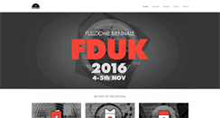 Desktop Screenshot of fulldome.org.uk