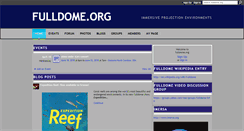 Desktop Screenshot of fulldome.org